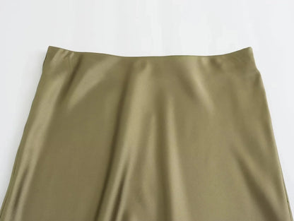 Satin Maxi Skirt
