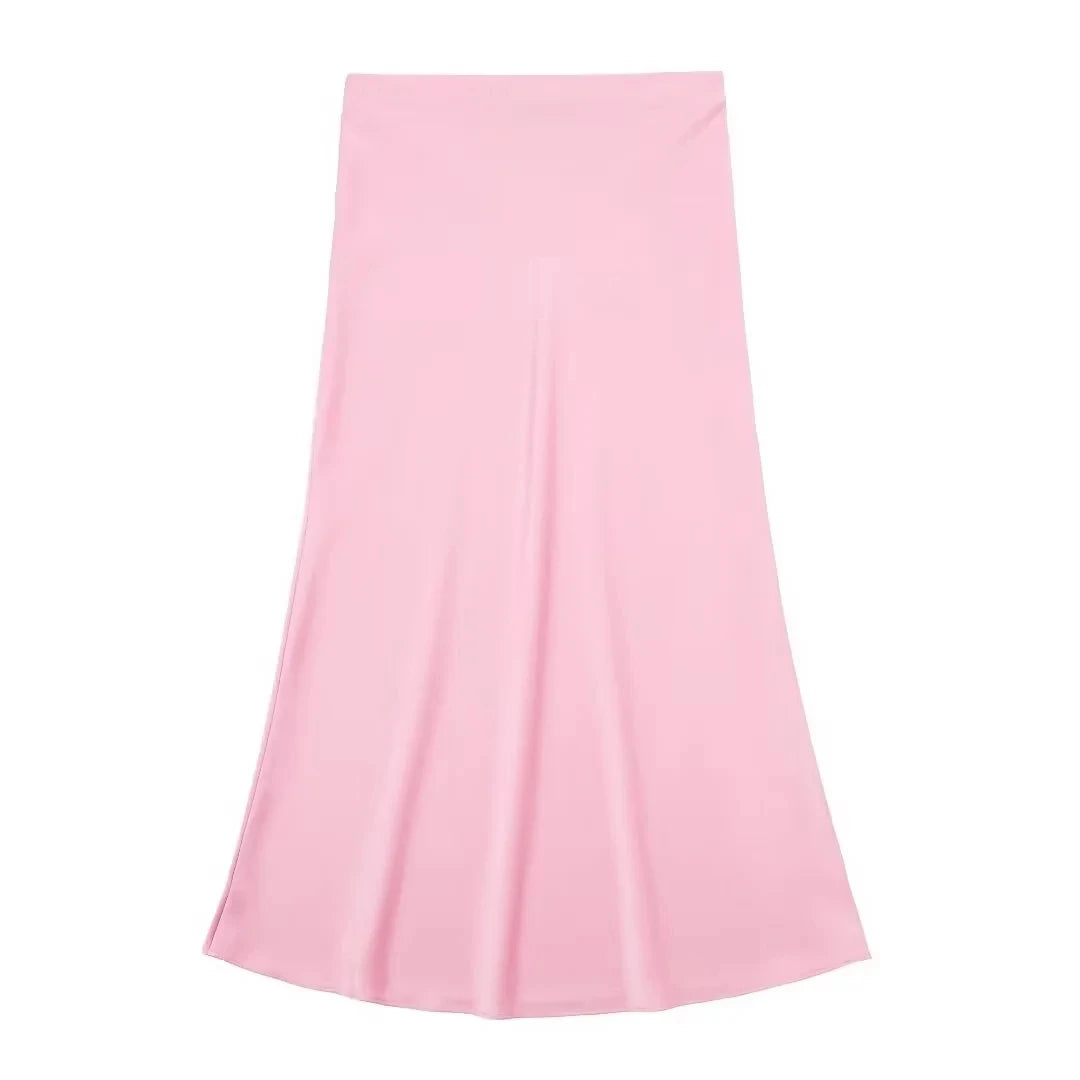 Satin Maxi Skirt
