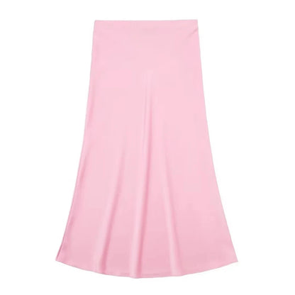 Satin Maxi Skirt