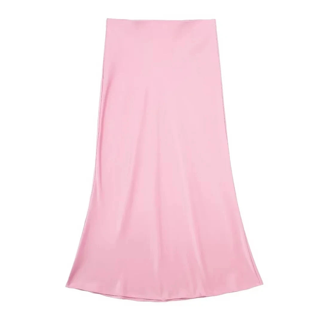 Satin Maxi Skirt