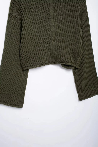 Green Knitted Turtleneck