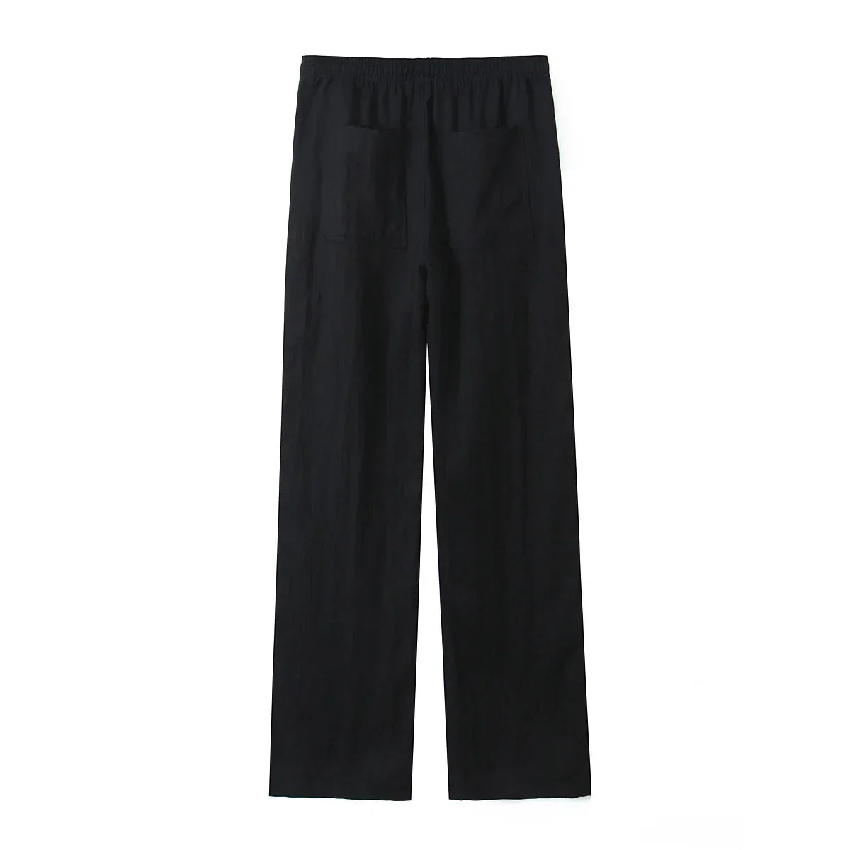 Black Low Pockets Pants