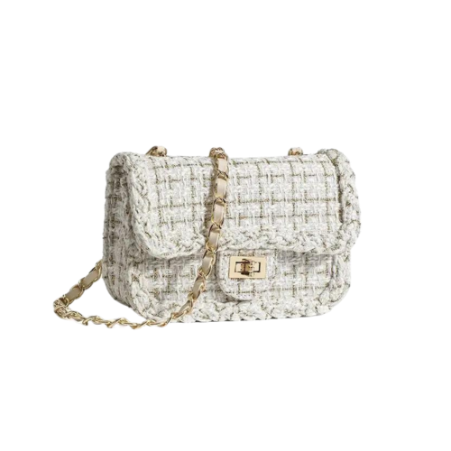 White Tweed Mini Bag