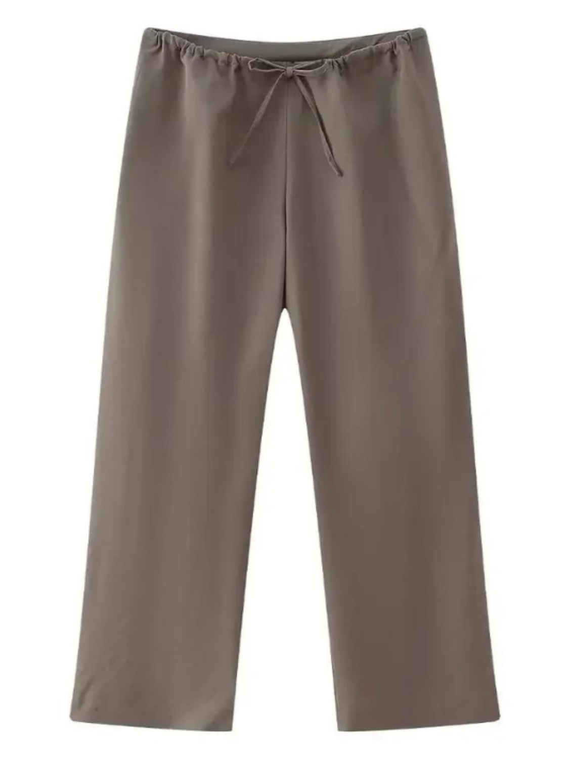 Brown Straight Pants