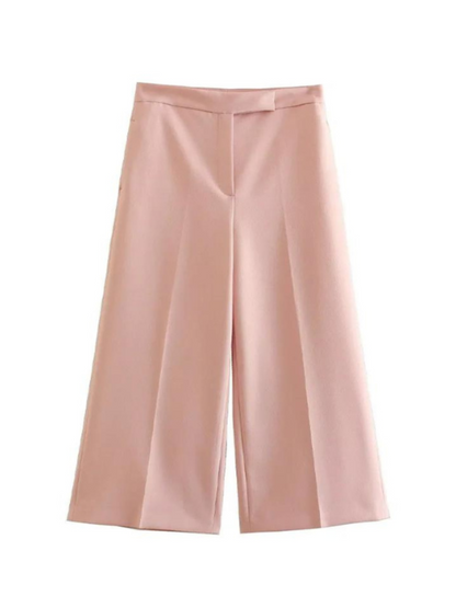 Pink Straight Leg Pants