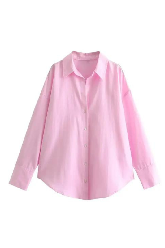 Pink Cotton Blouse