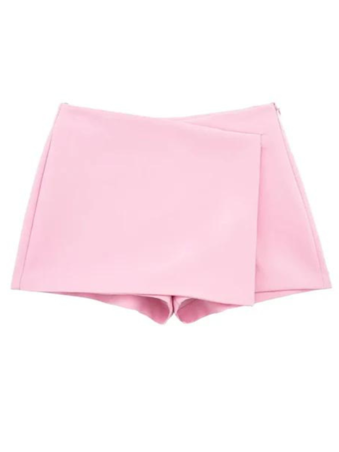 Pink Asymmetric Skort