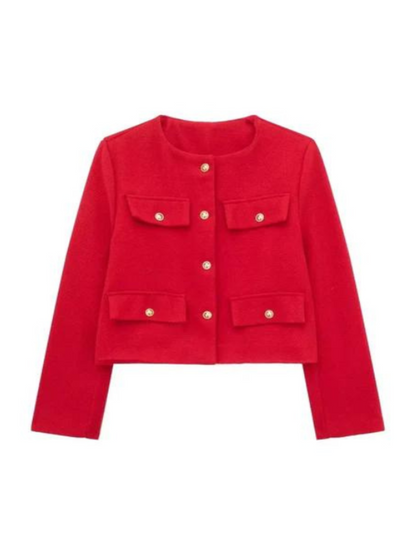 Red Solid Jacket