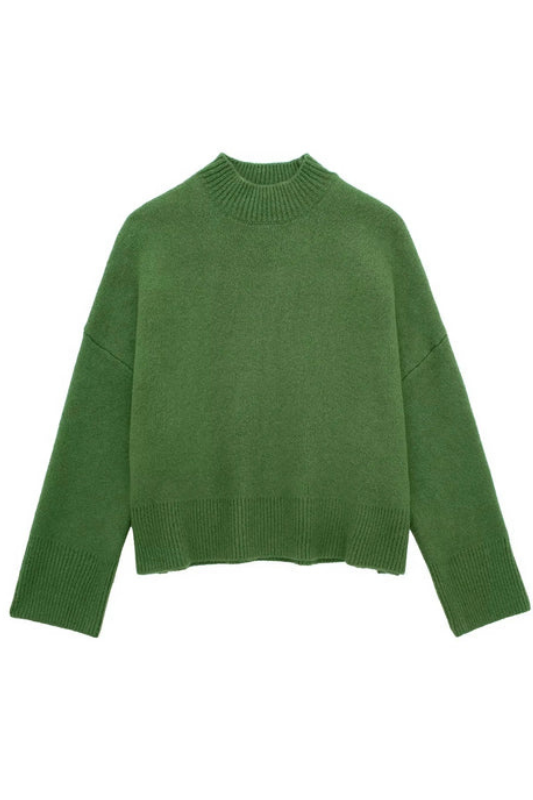 Green Pullover Top