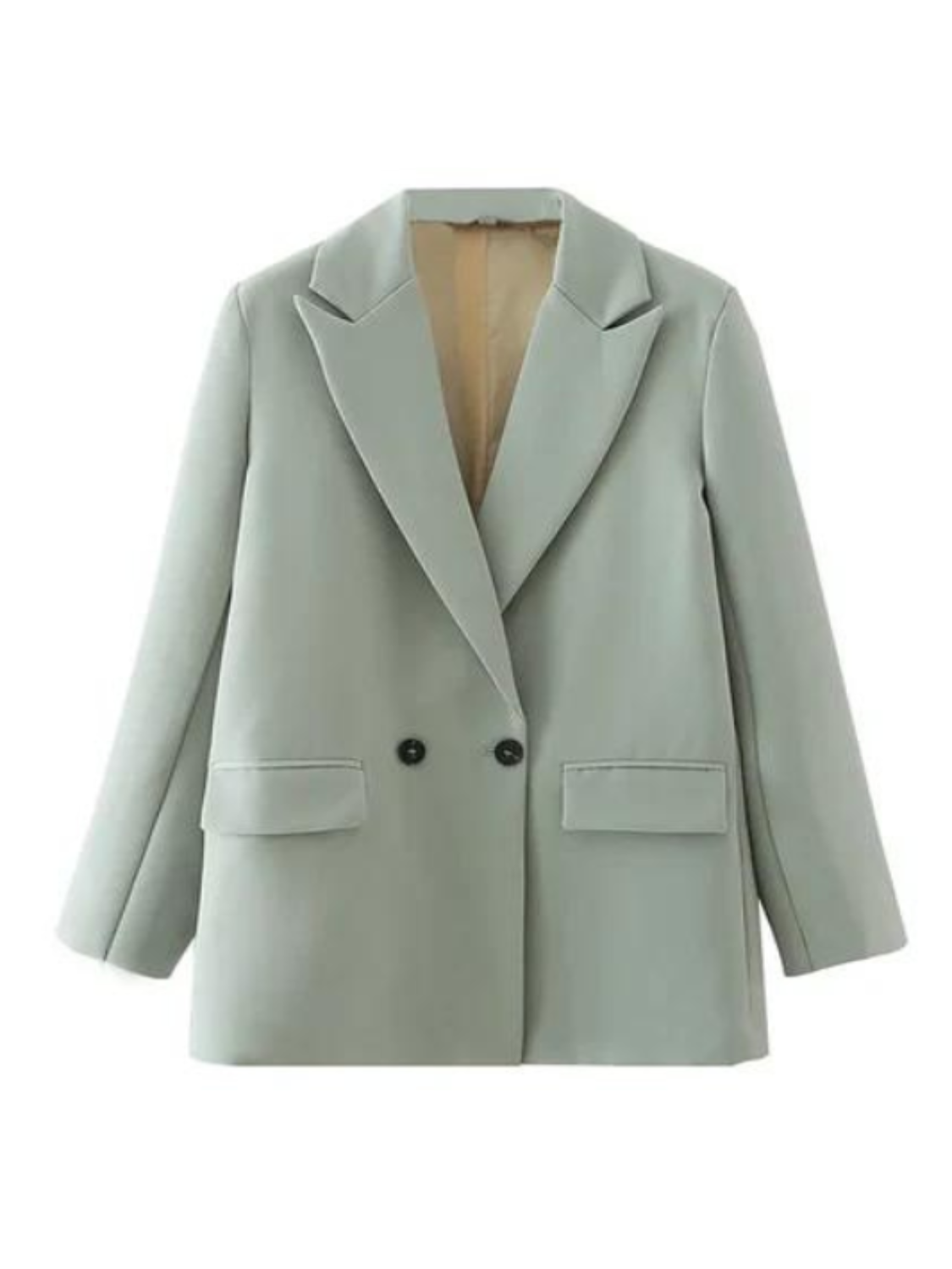 Sage Double Breasted Blazer