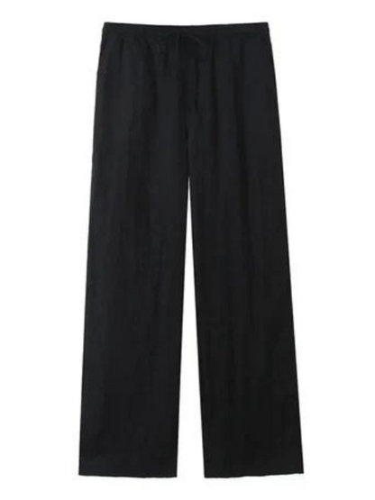 Black Low Pockets Pants