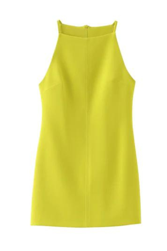 Sleeveless A-Line Mini Dress