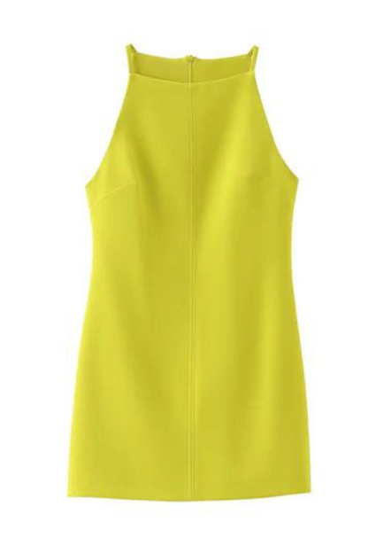 Sleeveless A-Line Mini Dress