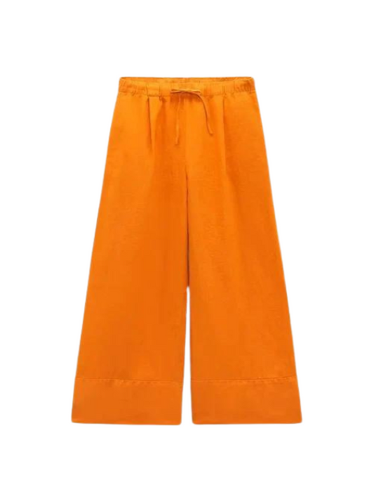 Orange Linen Pants