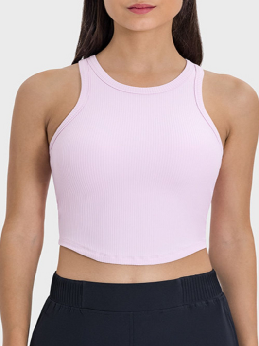 Round Neck Racerback Active Tank