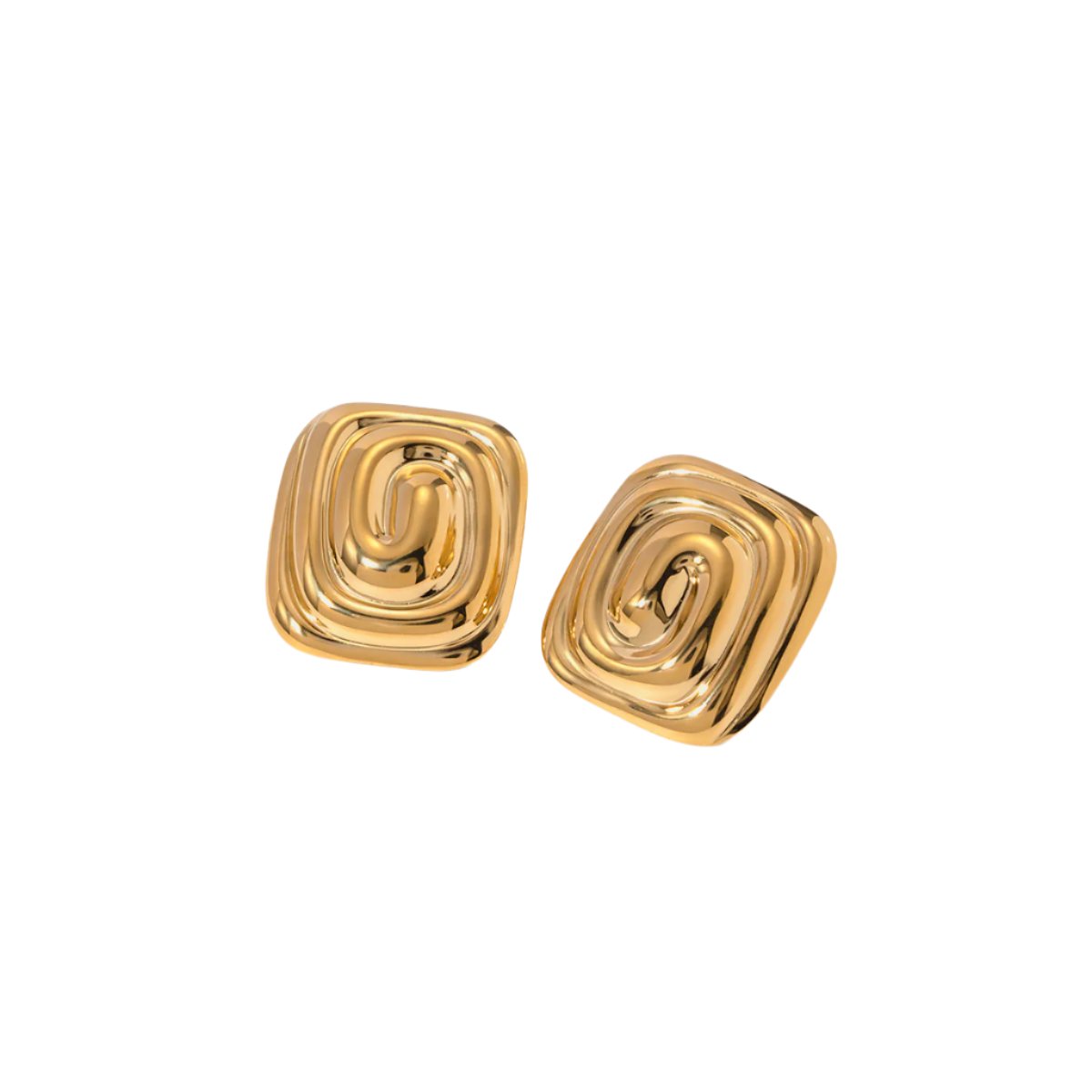 Squared Stud Earrings