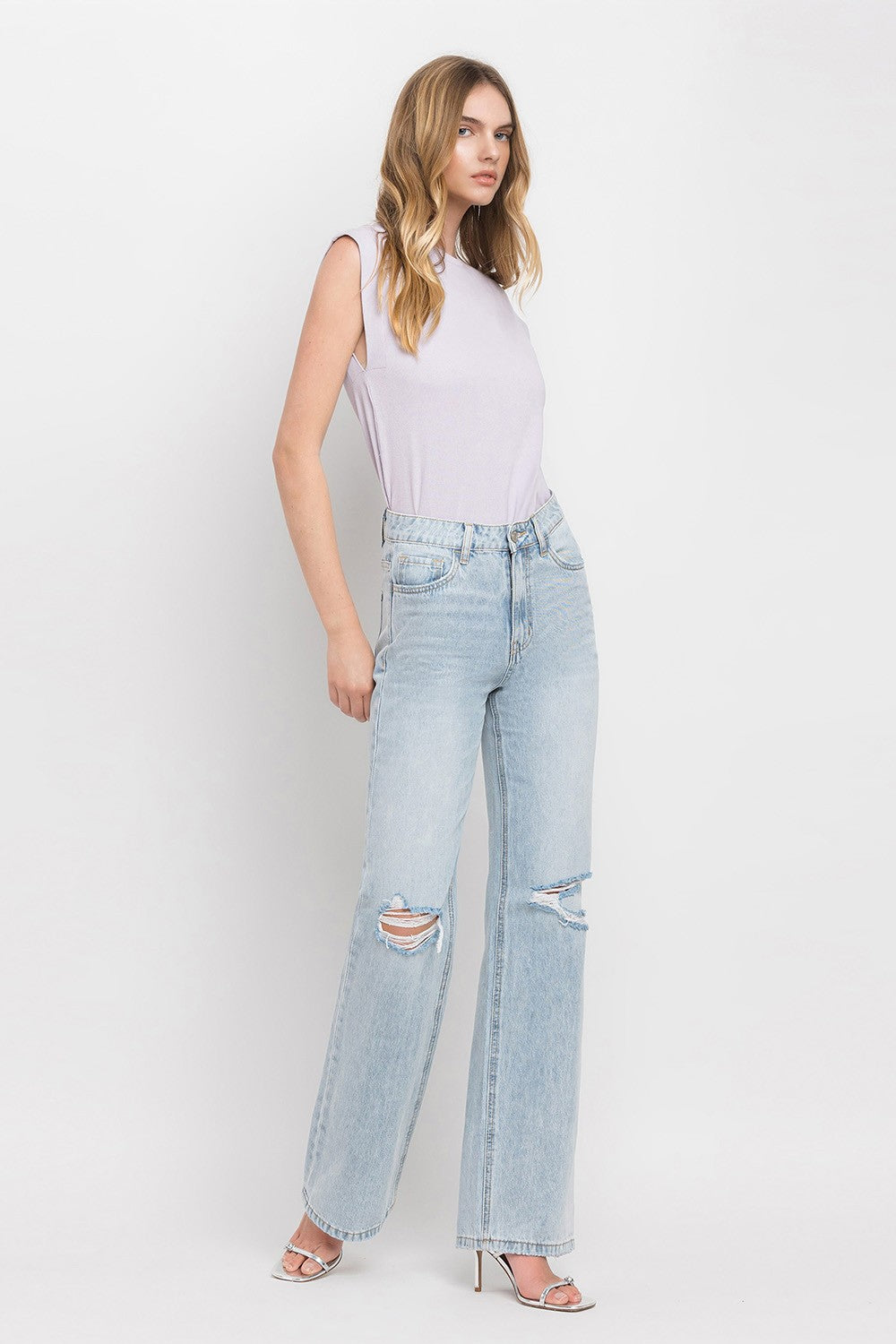 High Rise Flare Jeans