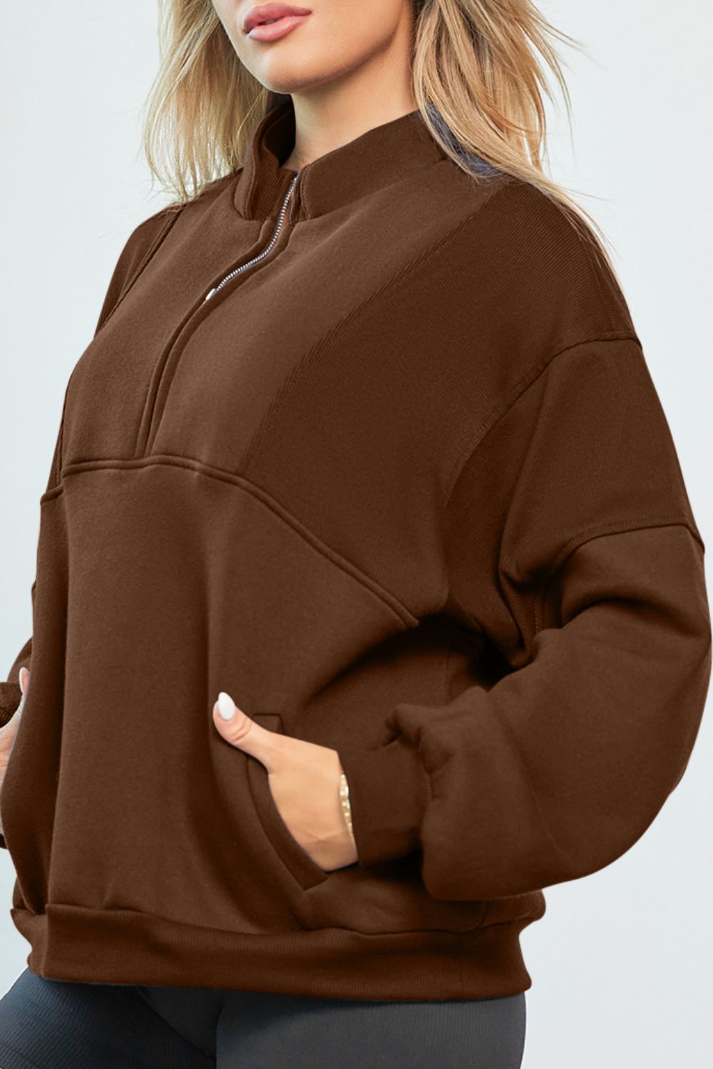 Half Zip Sweatshirt