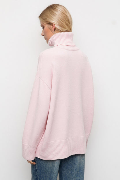 Turtleneck Dropped Sweater