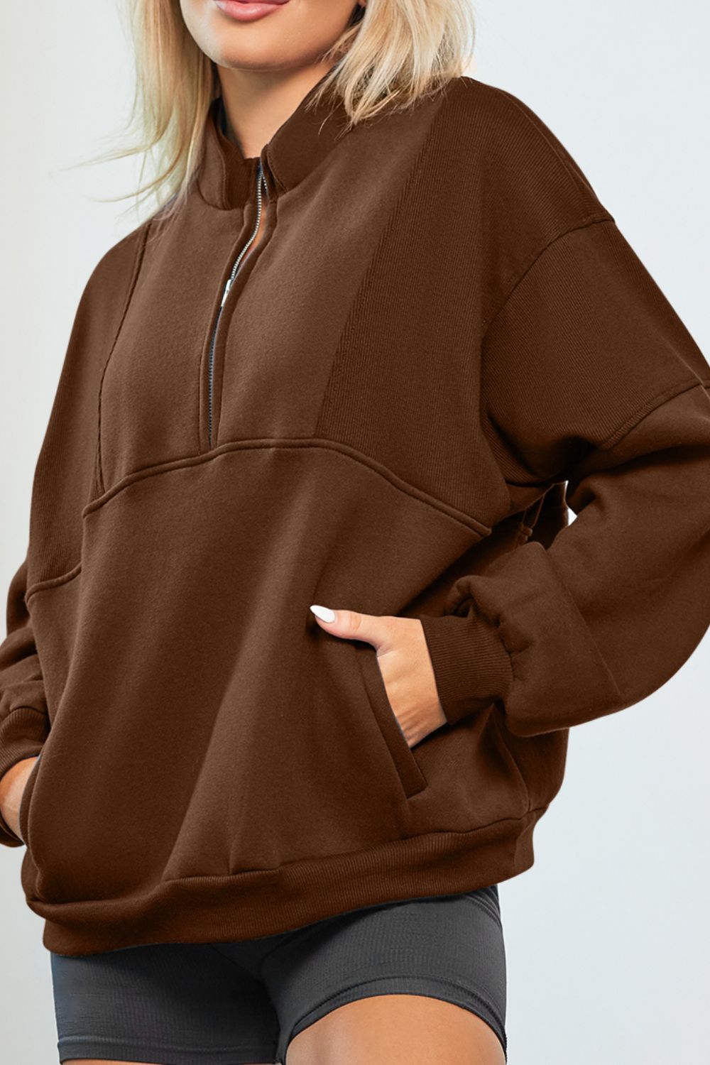 Half Zip Sweatshirt