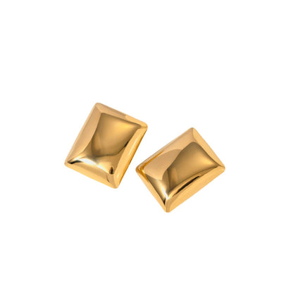 Rectangular Stud Earrings