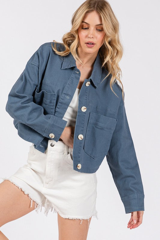 French Blue Denim Jacket