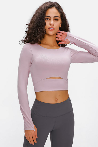 Long Sleeve Cropped Top