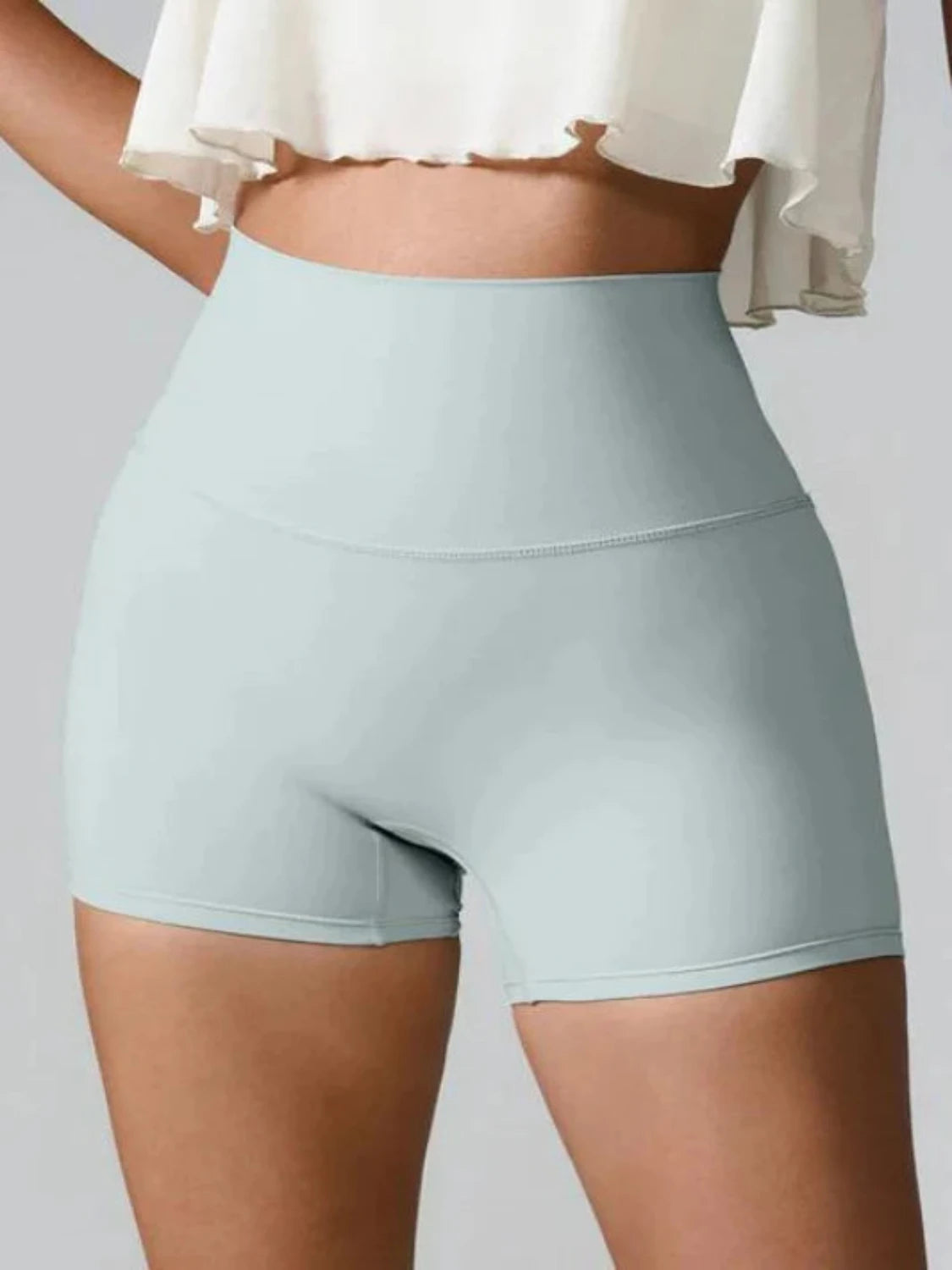 High Waist Active Shorts