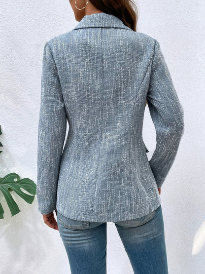 Tweed Blazer with Pockets