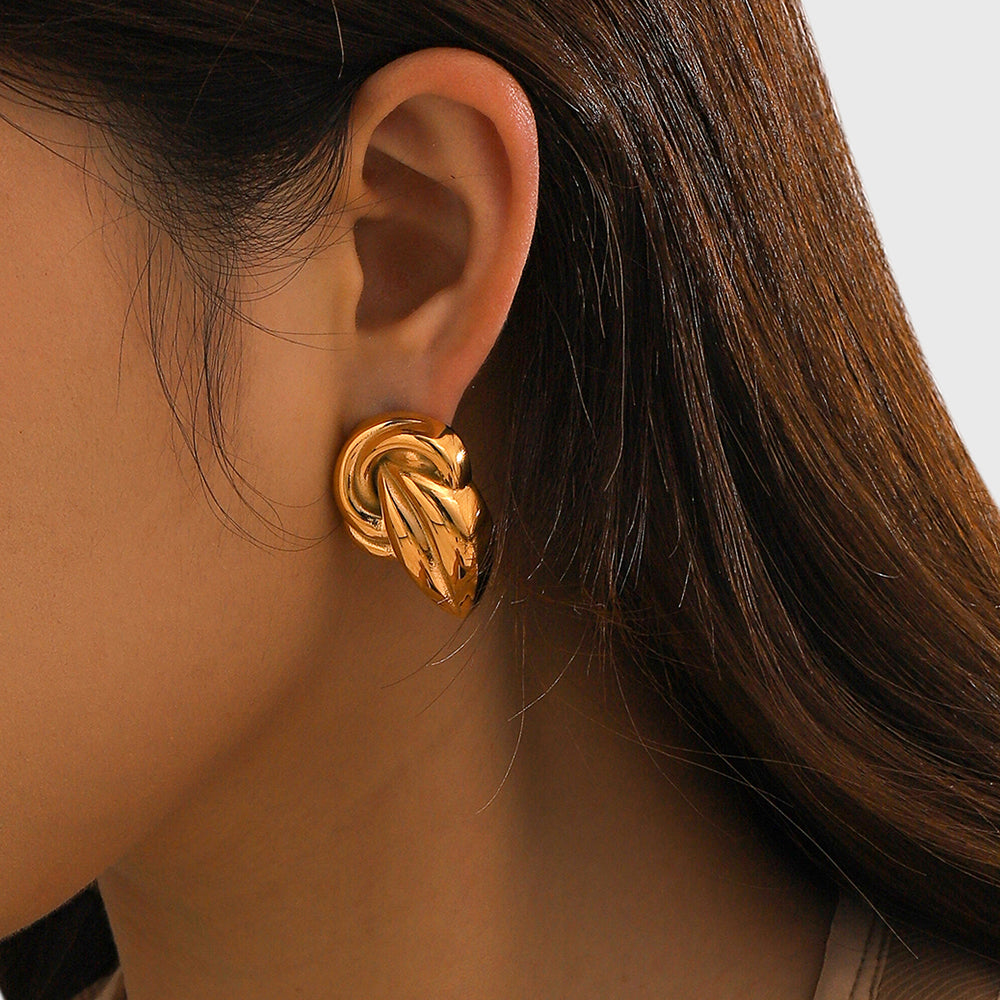 Gold Stud Earrings