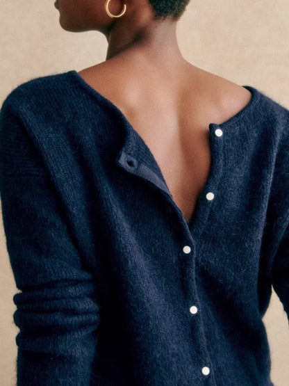 Buttoned Long Sleeve Sweater