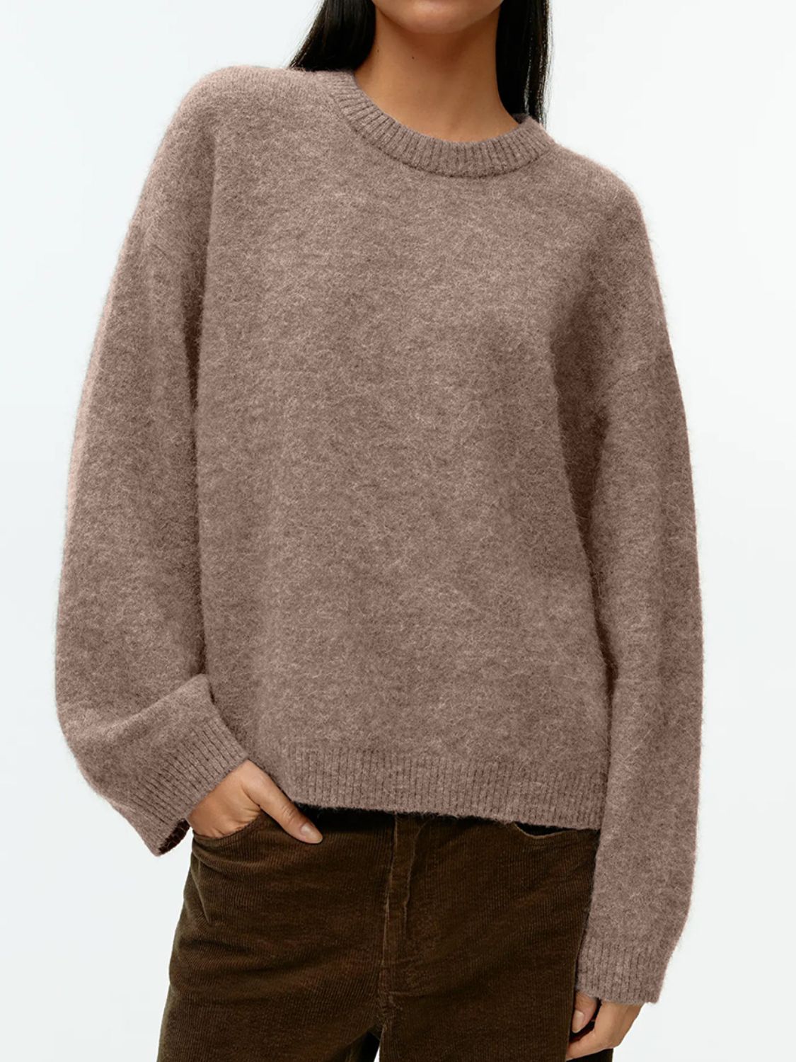 Drop Shoulder Sweater