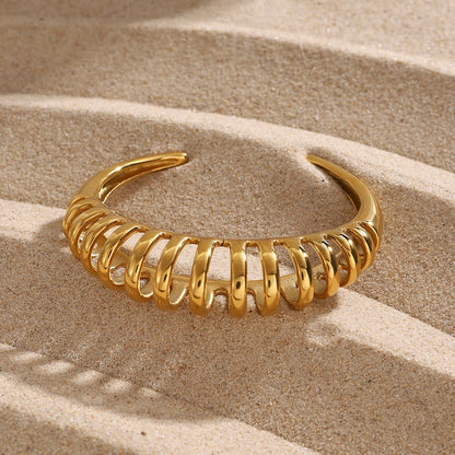 Gold Cutout Bracelet