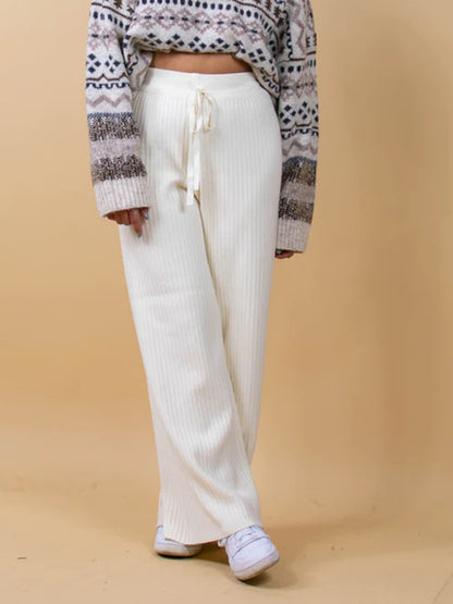 Ribbed Sweater Pants