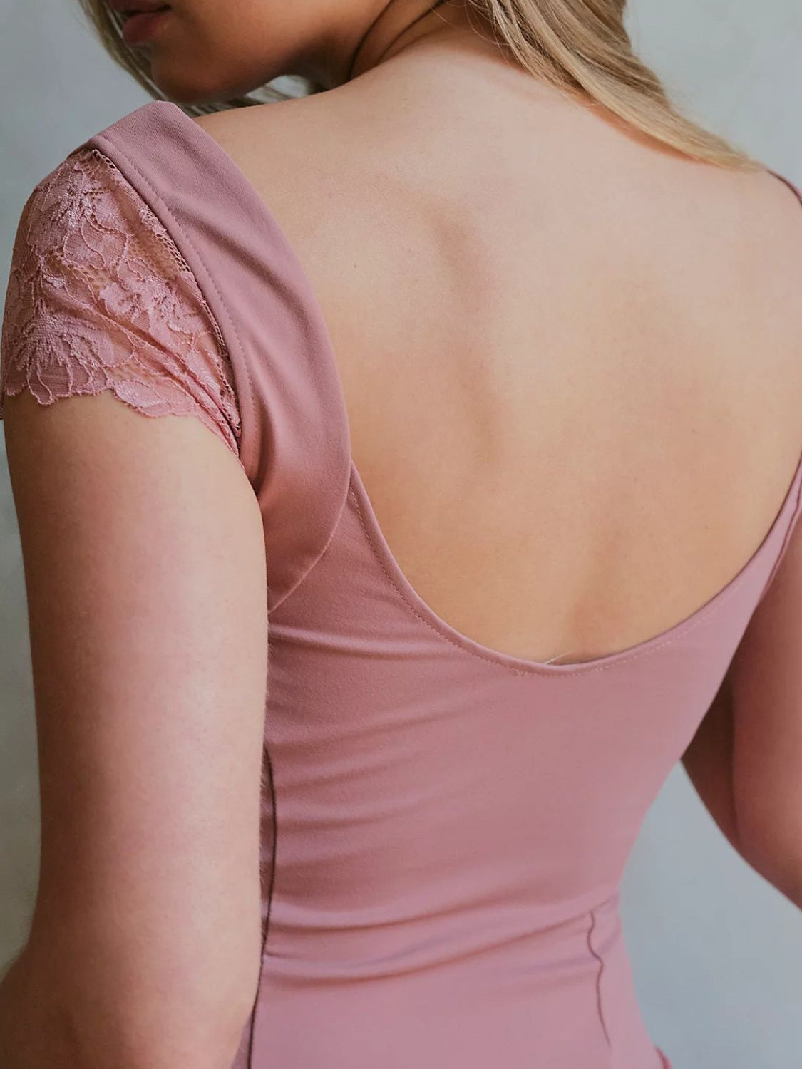 Lace Detail V-Neck Top