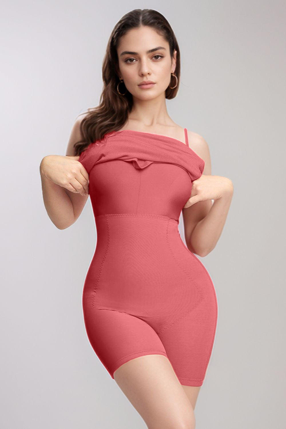 Built-In Shapewear Sleeveless Dress