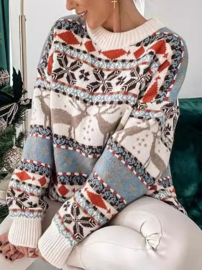 Geometric Holiday Sweater