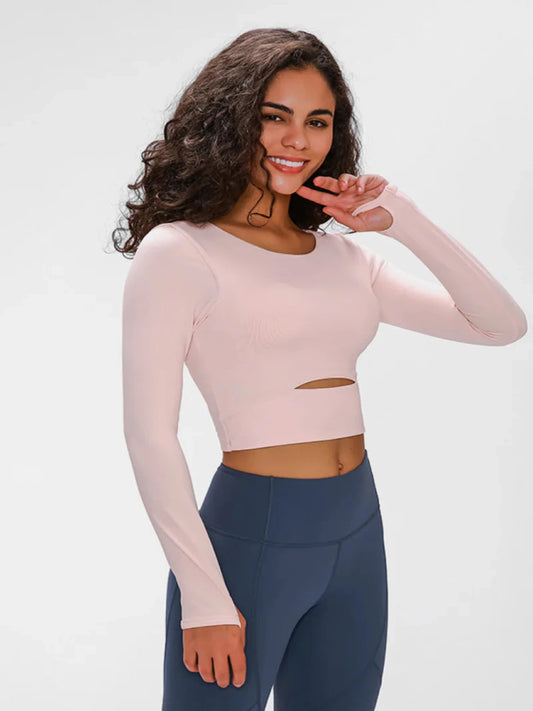 Long Sleeve Cropped Top