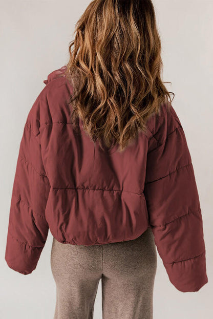 Brick Red Zip Up Jacket